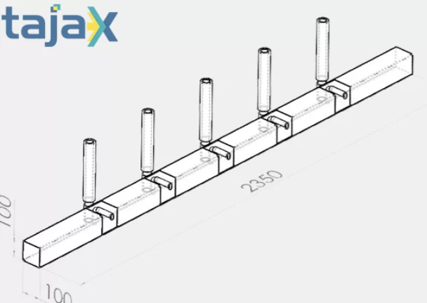 Berço para transporte de Perfilados