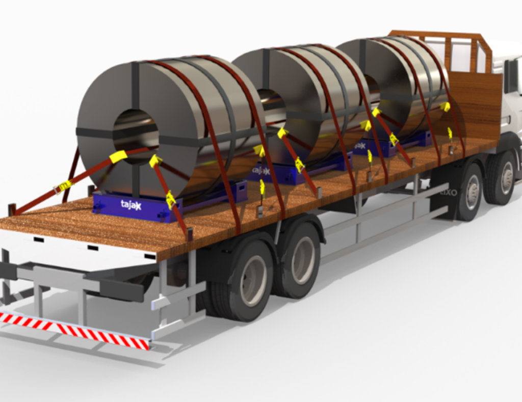 transporte seguro de bobinas