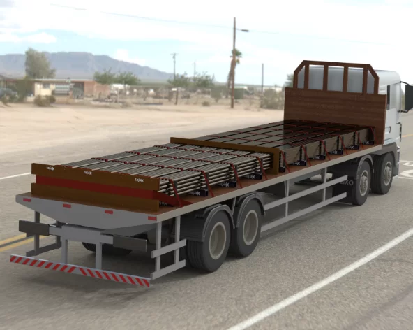 Berço para transporte de Perfilados